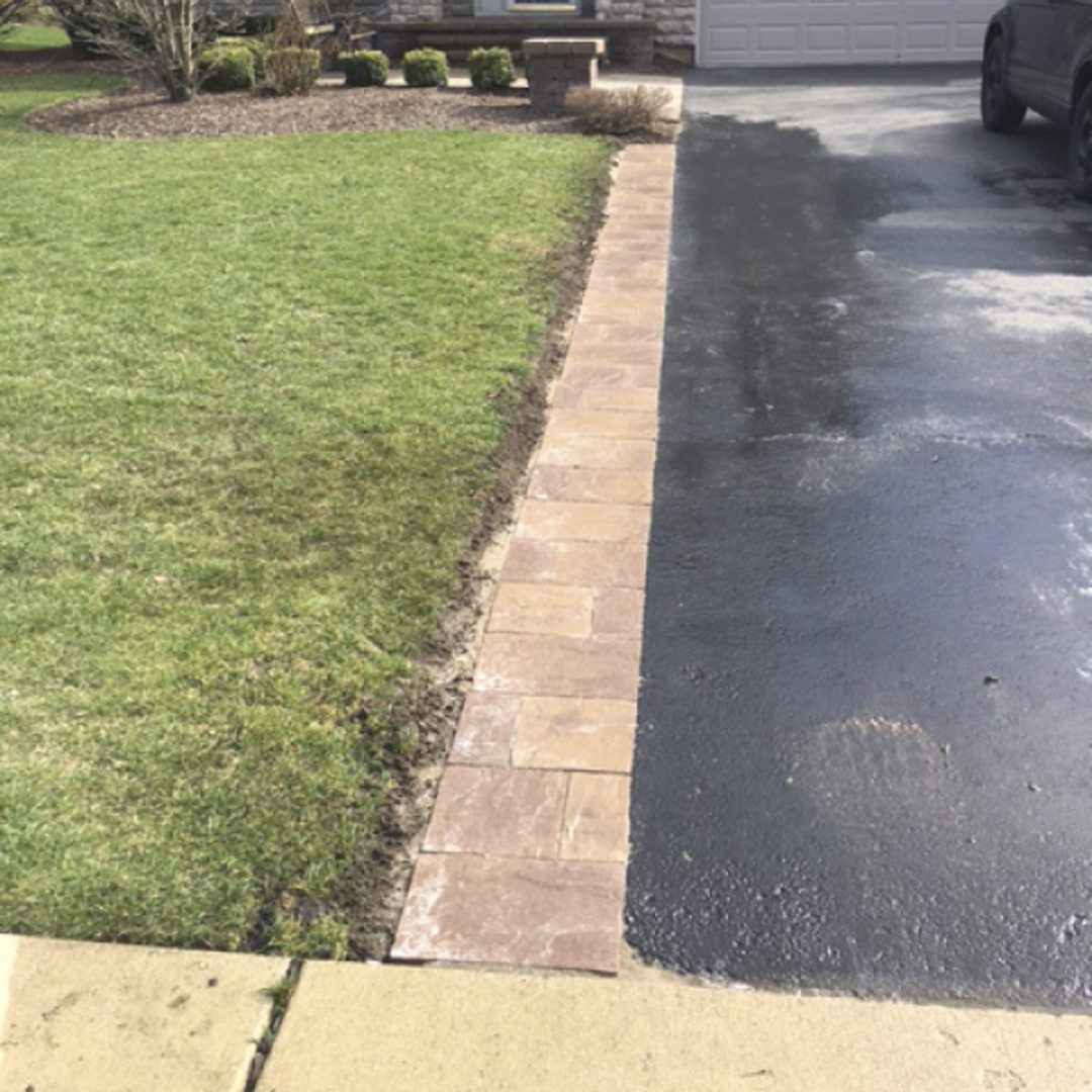 brick paver walk way