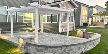 Path lighting installation