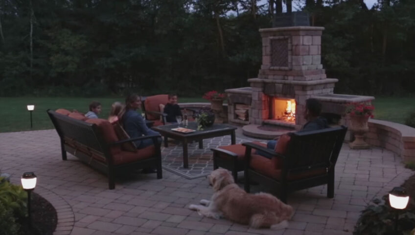 Stone Fire Pit - BLC Yardworks Yorkville, IL