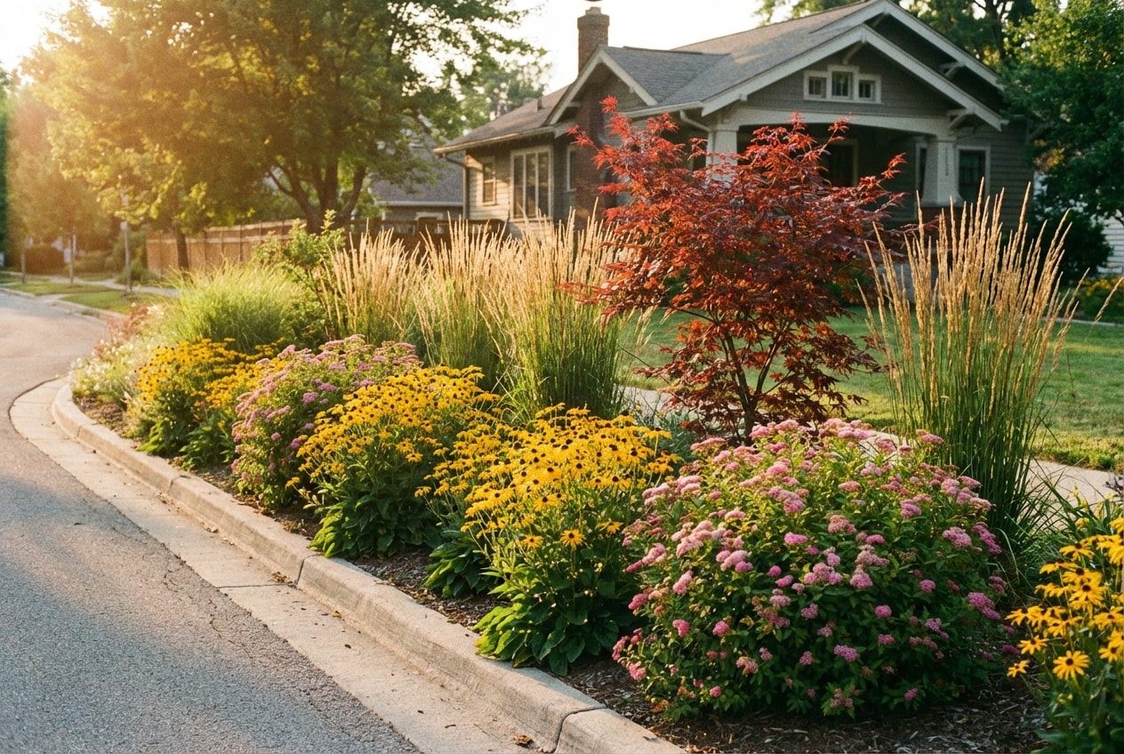 BLC Yardworks streetside lawn care and edging