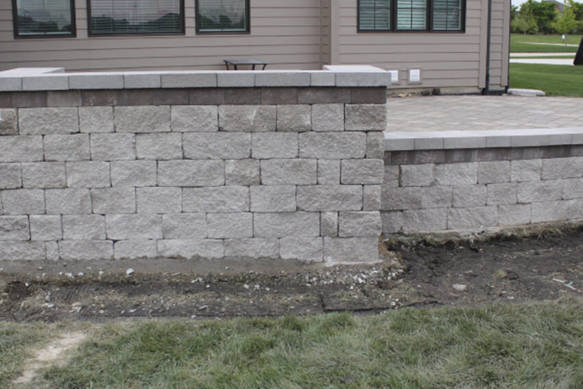 Fox Valley hardscape patio project